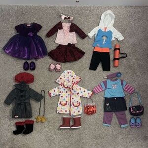Our Generation Lot of 6 Outfits DOLL NOT INCLUDED